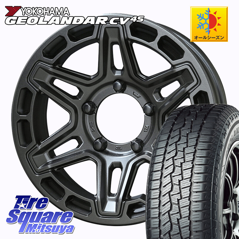 YOKOHAMA R9811 GEOLANDAR CV 4S オールシーズンタイヤ ヨコハマ 215/65R16KYOHO PPX MK6 ホイール 16インチ 16X5.5J 22 5穴 139.7 ジムニー専用(要オーバーフェンダー等) AZオフロード カスタムサイズ|タイヤスクエアミツヤ