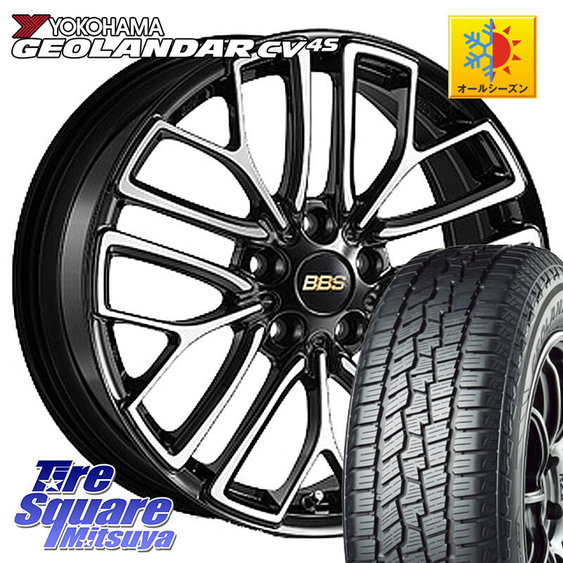 YOKOHAMA R8730 GEOLANDAR CV 4S オールシーズンタイヤ ヨコハマ 235/60R18BBS RE-X 鍛造1ピース ホイール 18インチ 18X8.5J(M14B) 42 5穴 114.3 ソルテラ bZ4X|タイヤスクエアミツヤ