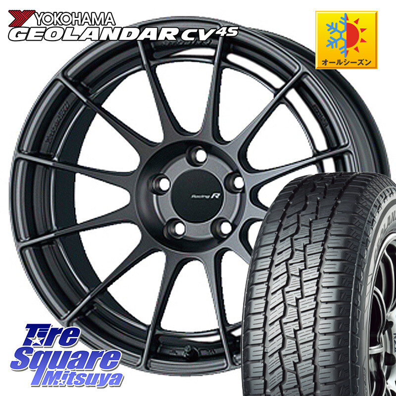 YOKOHAMA R8730 GEOLANDAR CV 4S オールシーズンタイヤ ヨコハマ 235/60R18ENKEI エンケイ Racing Revolution NT03RR GM ホイール 18X8.0J 45 5穴 114.3 CX-60 CX-80 CX-5 CX5 MAZDA CR-V｜タイヤスクエアミツヤ
