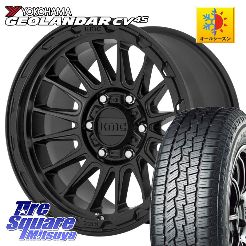 YOKOHAMA R8720 GEOLANDAR CV 4S オールシーズンタイヤ ヨコハマ 225/65R17KMC KM542 Impact ホイール 17インチ 17X8.0J 35 5穴 114.3 RAV4 50系 NX レクサス ハリアー｜タイヤスクエアミツヤ