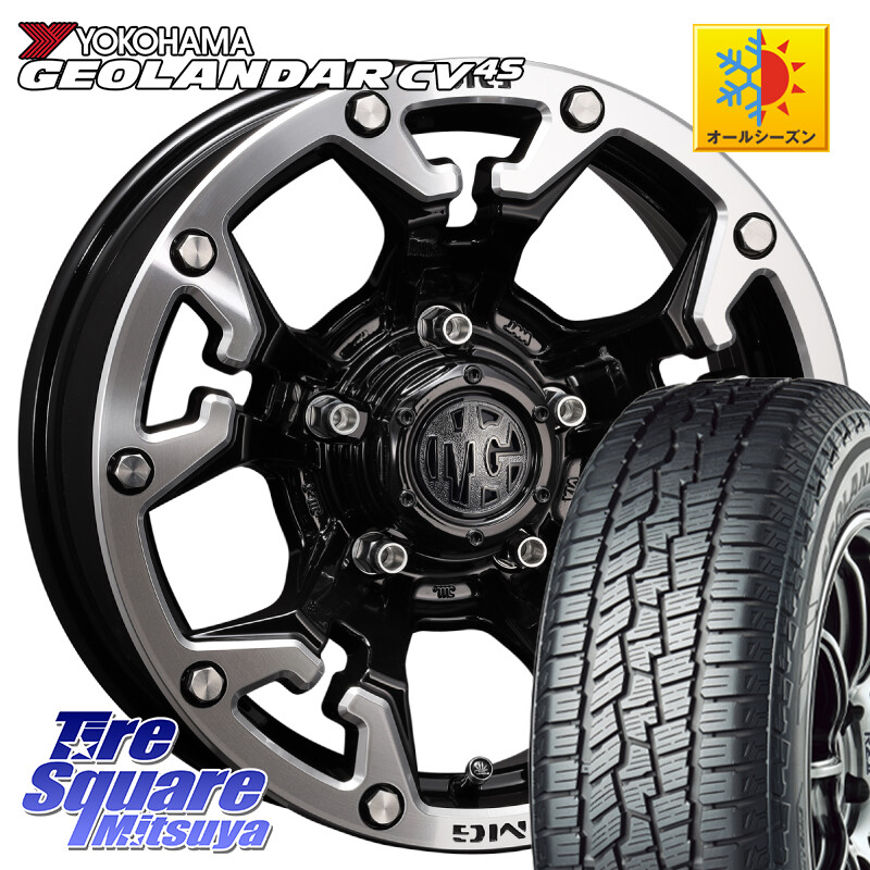 YOKOHAMA R9811 GEOLANDAR CV 4S オールシーズンタイヤ ヨコハマ 215/65R16CRIMSON クリムソン GOLEM インセット-5 ゴーレム 16インチ 16X6.0J 0 5穴 139.7 ジムニー専用(要オーバーフェンダー等) ジムニ&minus;シエラ/ノマド(カスタム) AZオフロード カスタムサイズ｜タイヤスクエアミツヤ