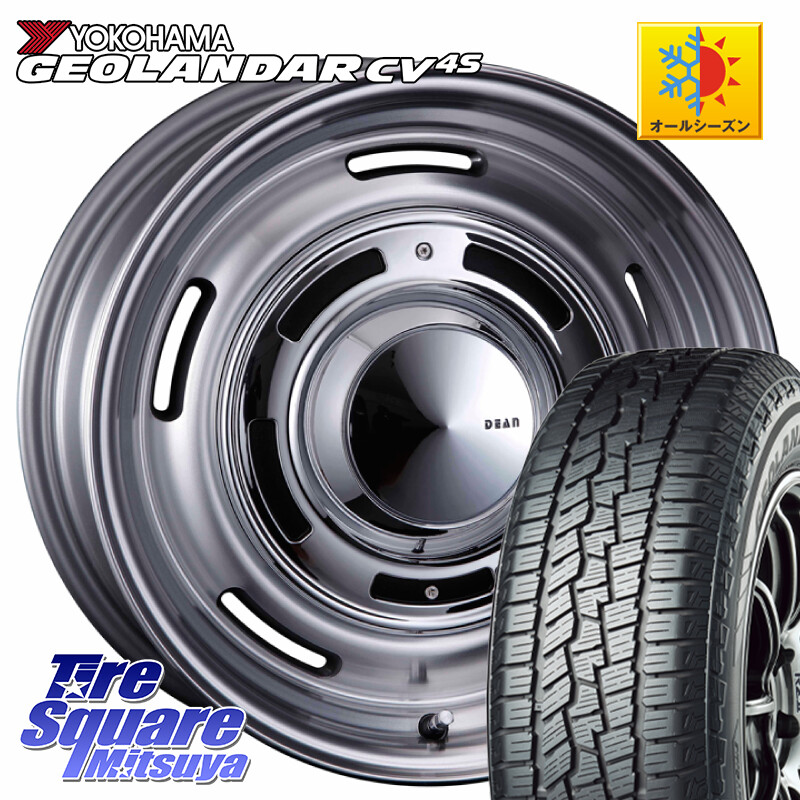 YOKOHAMA R8720 GEOLANDAR CV 4S オールシーズンタイヤ ヨコハマ 225/65R17CRIMSON ディーン クロスカントリー グレー 17インチ 欠品次回7月上～中予定 17X7.0J 38 5穴 114.3 50系RAV4 80系ハリアー T32エクストレイル CX-5 CX-8 BT5レガシィアウトバック ヴァンガード｜タイヤスクエアミツヤ 135,355円