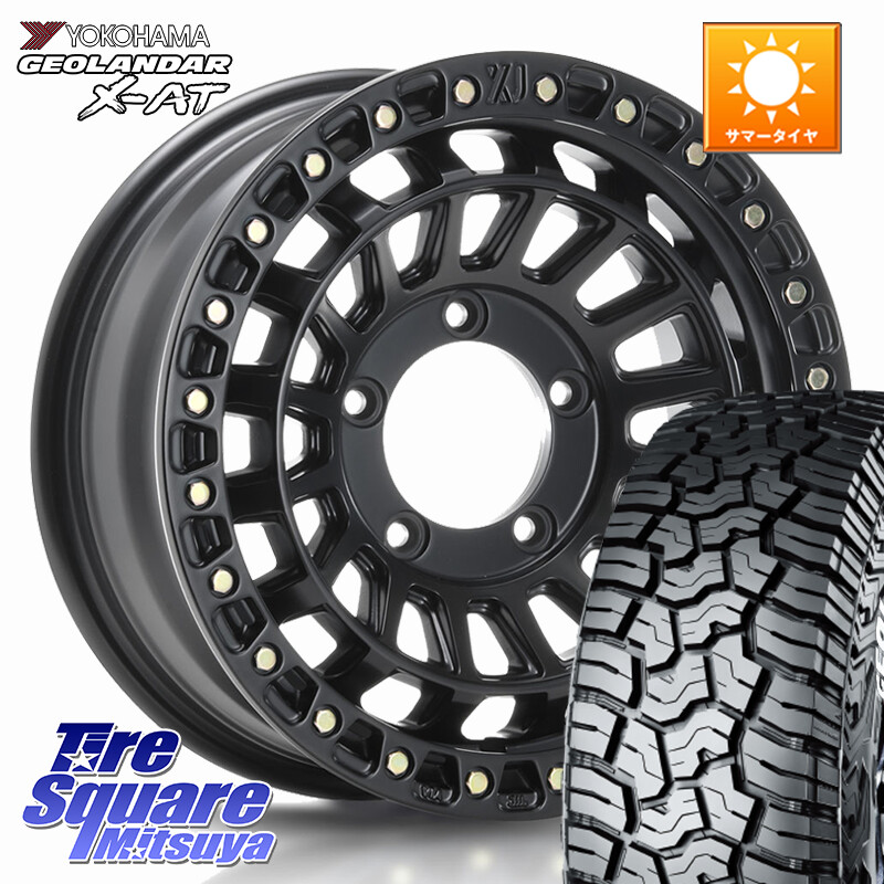YOKOHAMA R9947 GEOLANDAR X-AT G016 在庫予定品● ホワイトレター ヨコハマ【欠品次回8月以降】 225/70R16MLJ XJ08 XTREME-J ※インセット-5 ホイール 16インチ 16X6.0J 0 5穴 139.7 ジムニー専用(要リフトアップ/オーバーフェンダー等) ジムニ&minus;シエラ/ノマド(カス｜タイヤスクエアミツヤ