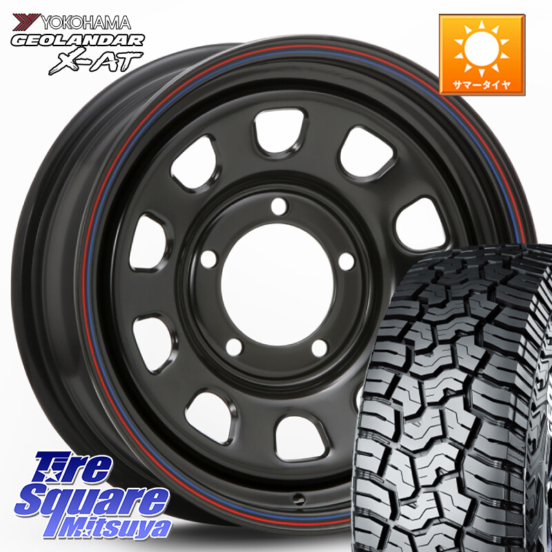 YOKOHAMA E5721 GEOLANDAR X-AT G016 ホワイトレター ヨコハマ 185/85R16MLJ デイトナ SS DAYTONA ホイール 16インチ 16X5.5J 20 5穴 139.7 ジムニー カスタムサイズ AZオフロード カスタムサイズ|タイヤスクエアミツヤ
