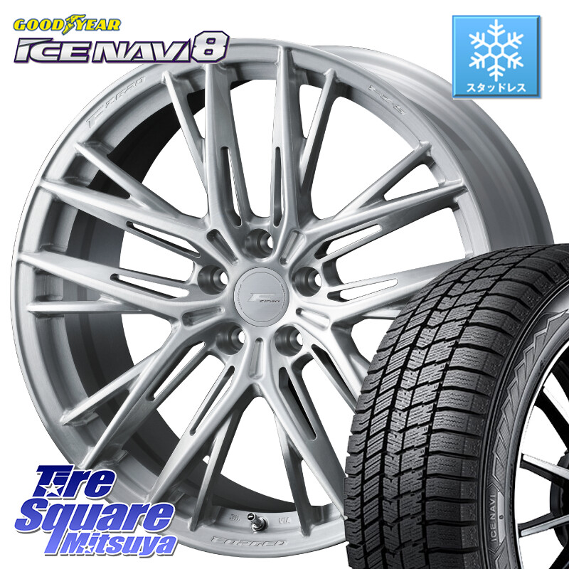 グッドイヤー GOODYEAR ICE NAVI8 アイスナビ8 スタッドレス ミツヤ 245/40R19WEDS F ZERO FZ-5 FZ5 鍛造 FORGED ホイール 19インチ エフゼロ 19X8.5J 48 5穴 114.3 カローラクロス UX レクサス｜タイヤスクエアミツヤ