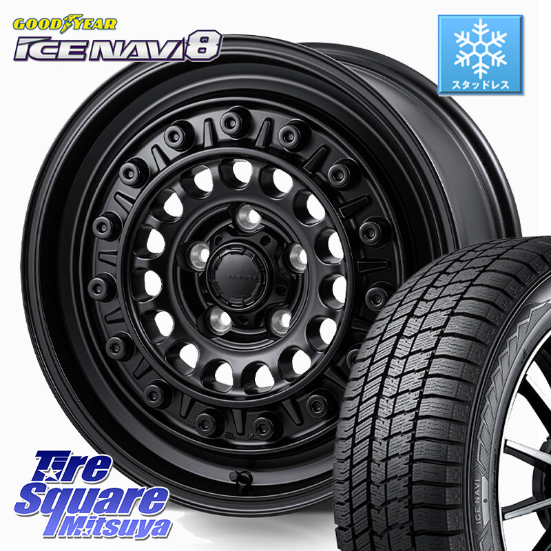グッドイヤー GOODYEAR ICE NAVI8 アイスナビ8 スタッドレス ミツヤ 185/65R15MONZA HI-BLOCK TARMOR ホイール 15インチ 15X6.0J 50 5穴 114.3 GT系フリード5ナンバー車 GT系フリードクロスター フリードハイブリッド フリード|タイヤスクエアミツヤ