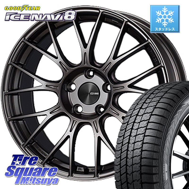 グッドイヤー GOODYEAR ICE NAVI8 アイスナビ8 スタッドレス ミツヤ 225/50R18ENKEI エンケイ PerformanceLine PFM1 18インチ 18X8.0J 45 5穴 114.3 カローラクロス MAZDA6 10系アルファード エスティマハイブリッド エスティマ UX レクサス スカイラインセダン 日産 M｜タイヤスクエアミツヤ 140,210円