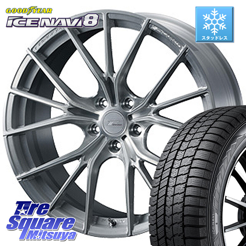 グッドイヤー GOODYEAR ICE NAVI8 アイスナビ8 スタッドレス ミツヤ 245/40R19WEDS F ZERO FZ-1 FZ1 鍛造 FORGED ホイール19インチ エフゼロ 19X9.0J 48 5穴 114.3 スカイラインセダン 日産|タイヤスクエアミツヤ