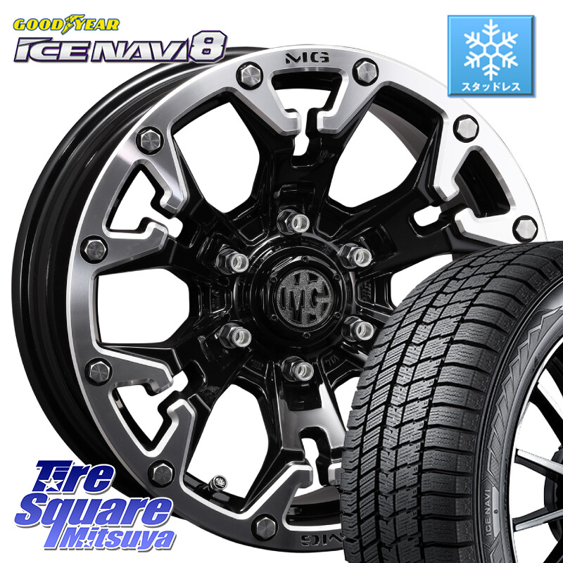 グッドイヤー GOODYEAR ICE NAVI8 アイスナビ8 スタッドレス ミツヤ 225/60R17CRIMSON クリムソン GOLEM ゴーレム 17インチ 17X7.0J 32 5穴 114.3 30系アルファード/ヴェルファイア デリカD:5 デリカD:5(26+) ヴェルファイアハイブリッド ヴェルファイア アルファード|タイヤスクエアミツヤ