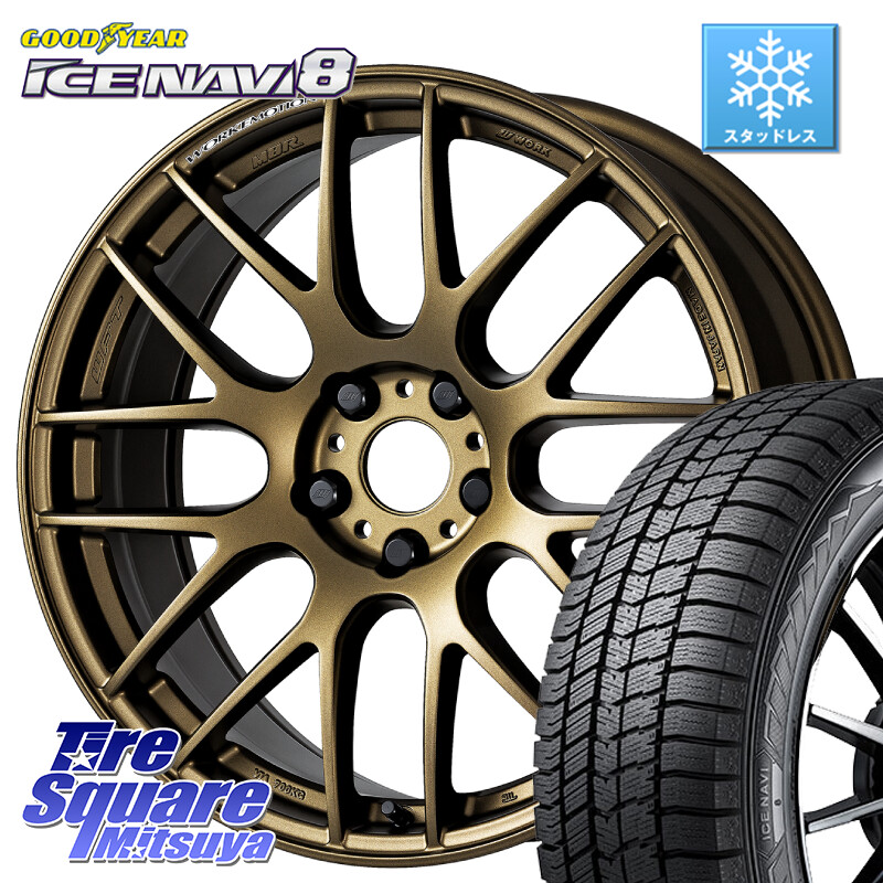 グッドイヤー GOODYEAR ICE NAVI8 アイスナビ8 スタッドレス ミツヤ 245/40R19WORK ワーク EMOTION エモーション M8R 19インチ 19X8.5J 30 5穴 114.3 アルファード ヴェルファイア カスタムサイズ｜タイヤスクエアミツヤ