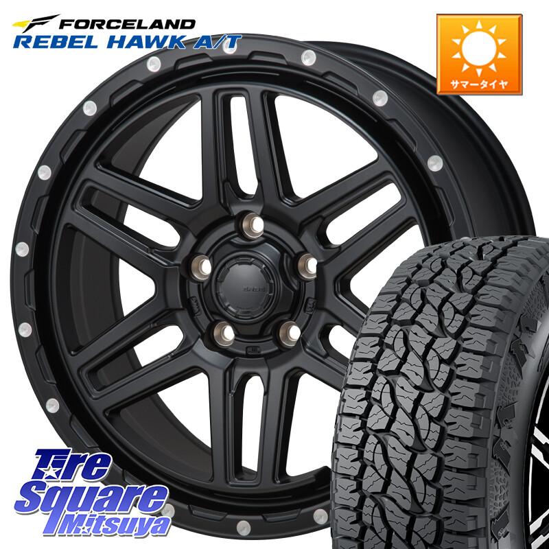 FORCELAND REBEL HAWK AT 2026年製 在庫● フォースランド サマータイヤ A/T 225/70R16MONZA HI-BLOCK ERDE モンツァ ハイブロック エルデ 16インチ 16X7.0J 35 5穴 114.3 デリカD:5 デリカD:5(26+) RAV4 50系 エクリプスクロス｜タイヤスクエアミツヤ
