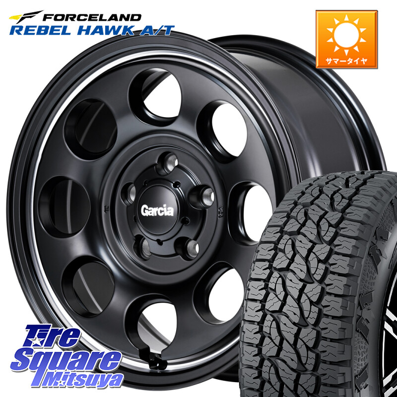FORCELAND REBEL HAWK AT 2026年製 在庫● フォースランド サマータイヤ A/T 225/70R16MANARAY MID Garcia Palm8 ガルシア パーム8 ホイール 16インチ 16X7.0J 40 5穴 114.3 CX-5 デリカD:5 RAV4 50系 エクリプスクロス｜タイヤスクエアミツヤ