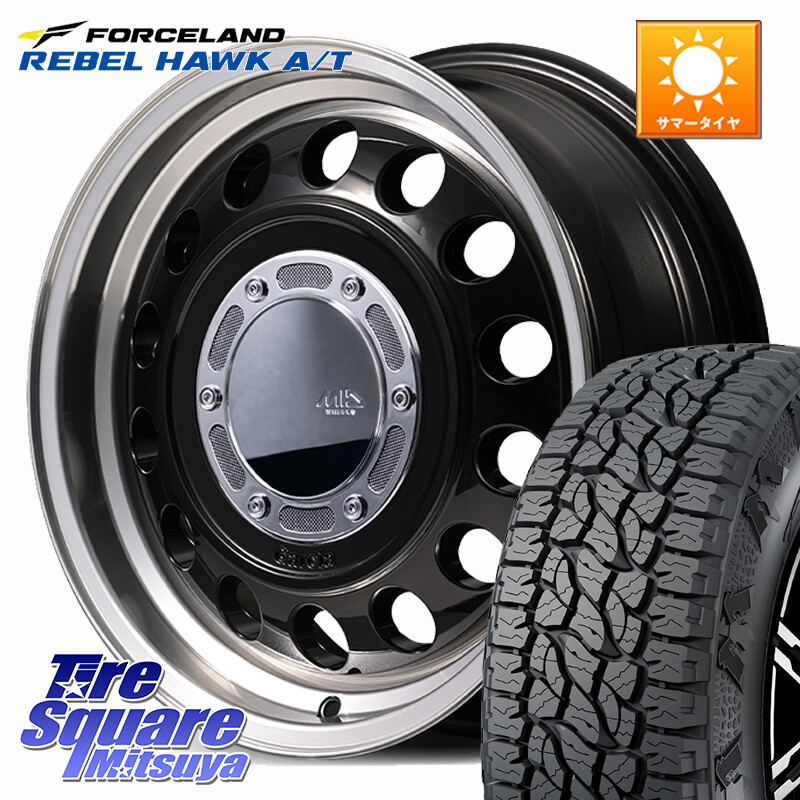 FORCELAND REBEL HAWK AT 2026年製 在庫● フォースランド サマータイヤ A/T 215/70R16MANARAY MID GARCIA CISCO Type2 ホイール 16インチ 16X6.5J 40 5穴 114.3 デリカD:5 エクリプスクロス RVR クルーガー V・L ハリアー|タイヤスクエアミツヤ