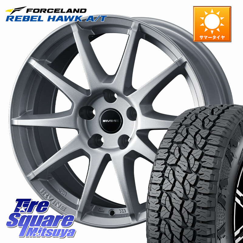 FORCELAND REBEL HAWK AT 2026年製 在庫● フォースランド サマータイヤ A/T 215/70R16WEDS IRVINE S02 アーヴィンS02 輸入車専用ホイール 16インチ 16X6.5J(VW TIGUAN CT) 35 5穴 112 ティグアン|タイヤスクエアミツヤ