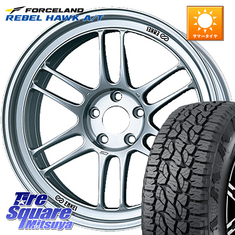 FORCELAND REBEL HAWK AT 2026年製 在庫● フォースランド サマータイヤ A/T 215/70R16ENKEI エンケイ Racing RPF1 SILVER ホイール 16X7.0J 35 5穴 114.3 デリカD:5 デリカD:5(26+) エクリプスクロス RVR クルーガー V・L ハリアー｜タイヤスクエアミツヤ