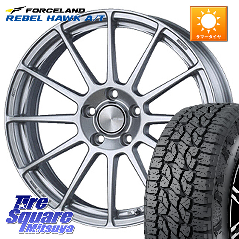 FORCELAND REBEL HAWK AT 2026年製 在庫● フォースランド サマータイヤ A/T 215/70R16ENKEI エンケイ PerformanceLine PF03 ホイール 16X6.5J 38 4穴 100｜タイヤスクエアミツヤ