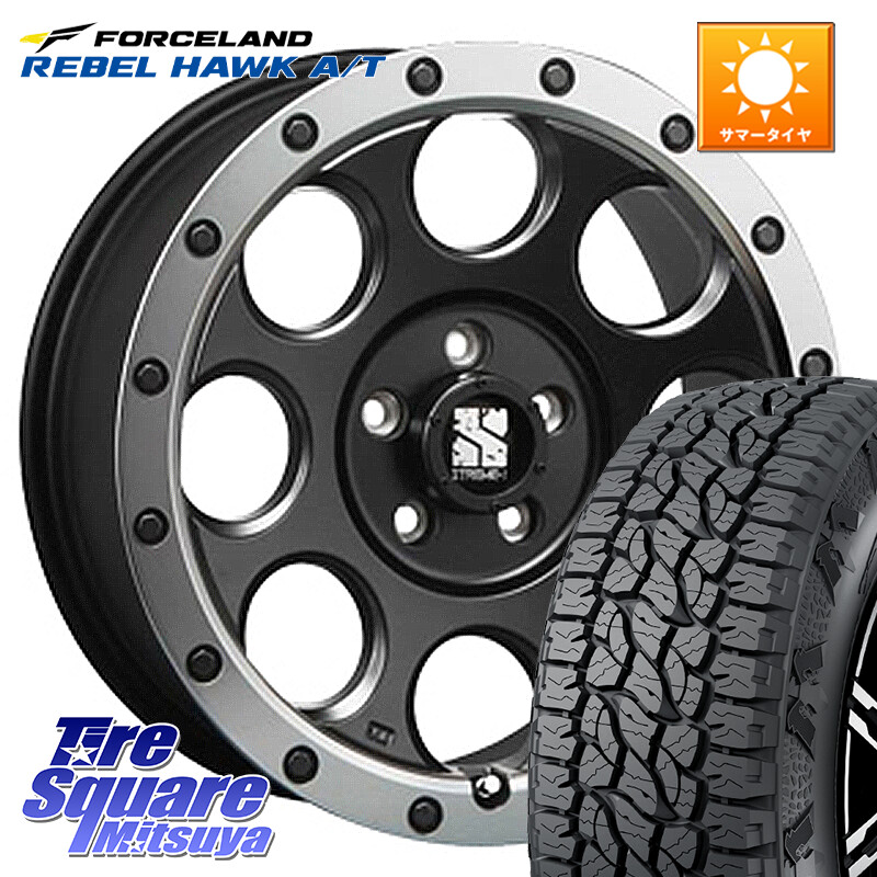 FORCELAND REBEL HAWK AT 2026年製 在庫● フォースランド サマータイヤ A/T 225/70R16MLJ XJ03 エクストリームJ XTREME-J ホイール 16インチ 16X7.0J 35 5穴 114.3 デリカD:5 デリカD:5(26+) RAV4 50系 エクリプスクロス｜タイヤスクエアミツヤ