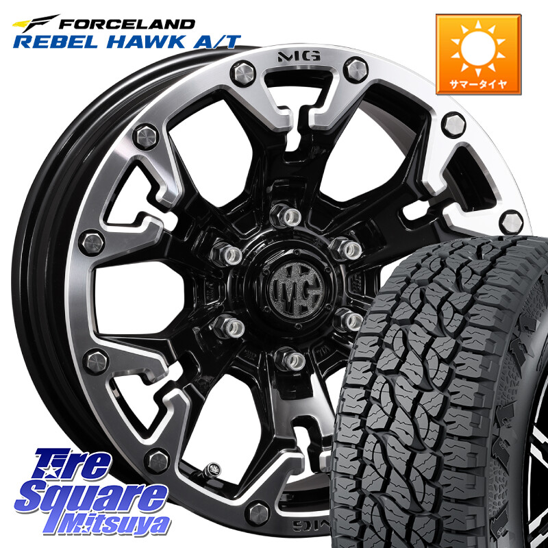 FORCELAND REBEL HAWK AT 2026年製 在庫● フォースランド サマータイヤ A/T 225/70R16CRIMSON クリムソン GOLEM ゴーレム 16インチ 16X7.0J 35 5穴 114.3 デリカD:5 デリカD:5(26+) RAV4 50系 エクリプスクロス|タイヤスクエアミツヤ