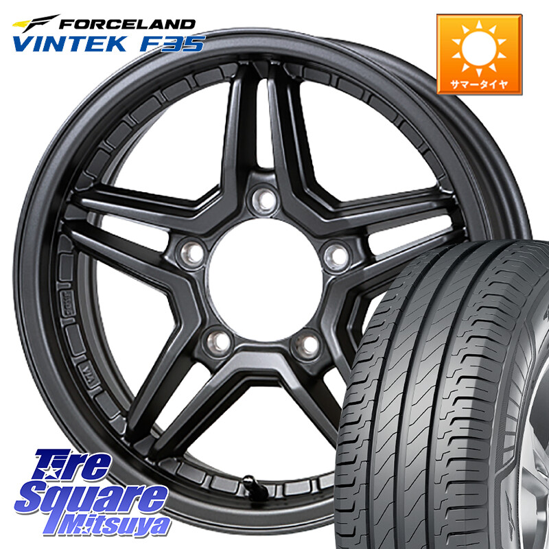 FORCELAND Vintek F35 2025年製 在庫● フォースランド サマータイヤ 215/65R16 109*107JAOS JAOS EXCEL JX3 ジャオス エクセル ジェーエックススリー 16インチ 16X6.0J 0 5穴 139.7 ジムニー専用(要オーバーフェンダー等) ジムニ−シエラ/ノマド(カスタム) AZオフロー|タイヤスクエアミツヤ