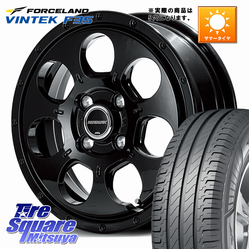 FORCELAND Vintek F35 2025年製 在庫● フォースランド サマータイヤ 215/65R16 109*107MANARAY MID ROADMAX MUD AGENT ホイール 16インチ◇参考画像 16X7.0J 40 5穴 114.3｜タイヤスクエアミツヤ