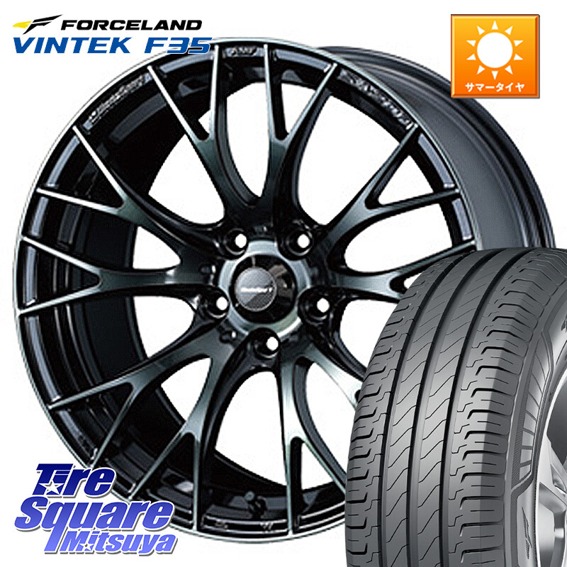 FORCELAND Vintek F35 2025年製 在庫● フォースランド サマータイヤ 215/65R16 109*107WEDS WedsSport SA-20R SA20R ウェッズ スポーツ ホイール 16インチ 16X7.0J 42 5穴 114.3｜タイヤスクエアミツヤ
