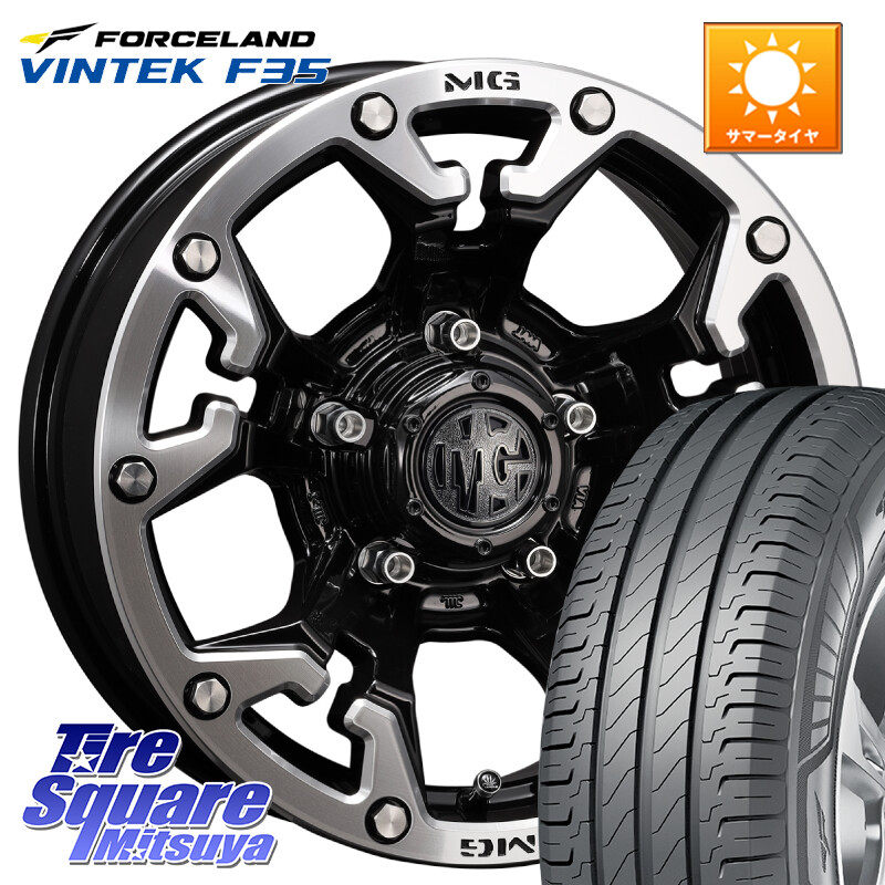 FORCELAND Vintek F35 2025年製 在庫● フォースランド サマータイヤ 215/65R16 109*107CRIMSON クリムソン GOLEM インセット-5 ゴーレム 16インチ 16X6.0J 0 5穴 139.7 ジムニー専用(要オーバーフェンダー等) ジムニ&minus;シエラ/ノマド(カスタム) AZオフロード カスタム｜タイヤスクエアミツヤ