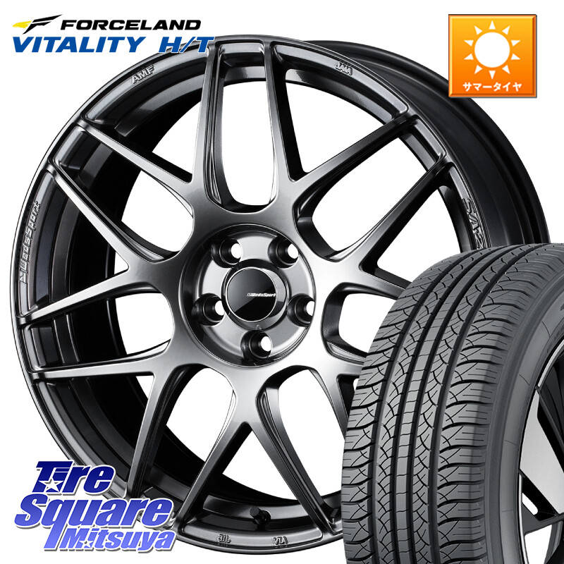 FORCELAND Vitality HT 2026年製 在庫● フォースランド サマータイヤ H/T 225/65R17WEDS WedsSport SA-27R SA27R ウェッズ スポーツ ホイール 17インチ 17X7.0J 40 5穴 114.3 50系RAV4 80系ハリアー T32エクストレイル CX-5 CX-8 BT5レガシィアウトバック ヴァンガー｜タイヤスクエアミツヤ
