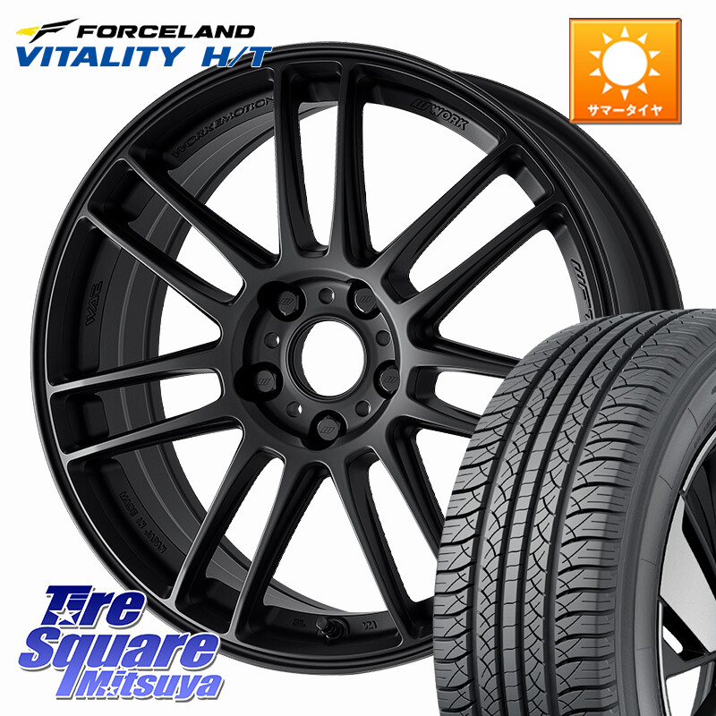 FORCELAND Vitality HT 2026年製 在庫● フォースランド サマータイヤ H/T 225/60R17WORK EMOTION ZR7 ホイール 17インチ 17X7.5J 35 5穴 114.3 30系アルファード/ヴェルファイア デリカD:5 デリカD:5(26+) ヴェルファイアハイブリッド ヴェルファイア アルファード エ|タイヤスクエアミツヤ