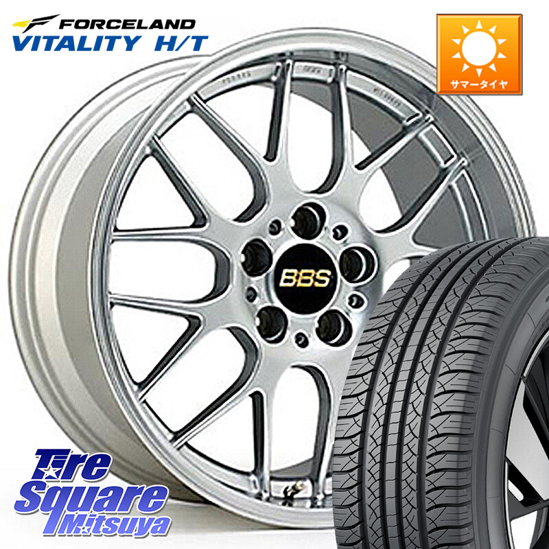 FORCELAND Vitality HT 2026年製 在庫● フォースランド サマータイヤ H/T 225/65R17BBS RG-R 鍛造1ピース ホイール 17インチ 17X8.0J 40 5穴 114.3 50系RAV4 80系ハリアー RAV4 50系 NX レクサス ハリアー｜タイヤスクエアミツヤ 215,875円
