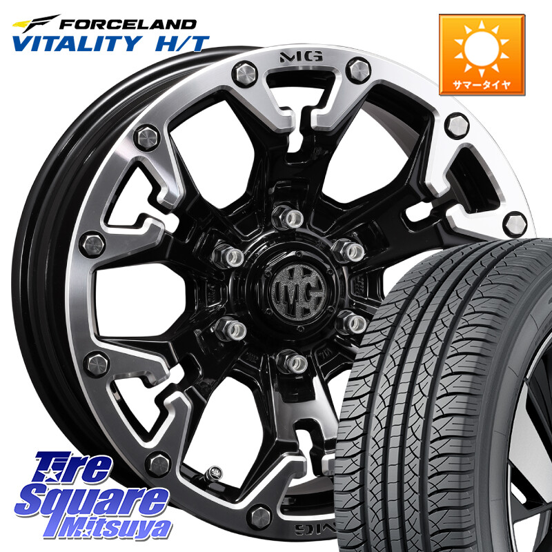 FORCELAND Vitality HT 2026年製 在庫● フォースランド サマータイヤ H/T 225/60R17CRIMSON クリムソン GOLEM ゴーレム 17インチ 17X7.0J 32 5穴 114.3 30系アルファード/ヴェルファイア デリカD:5 デリカD:5(26+) ヴェルファイアハイブリッド ヴェルファイア アルフ|タイヤスクエアミツヤ