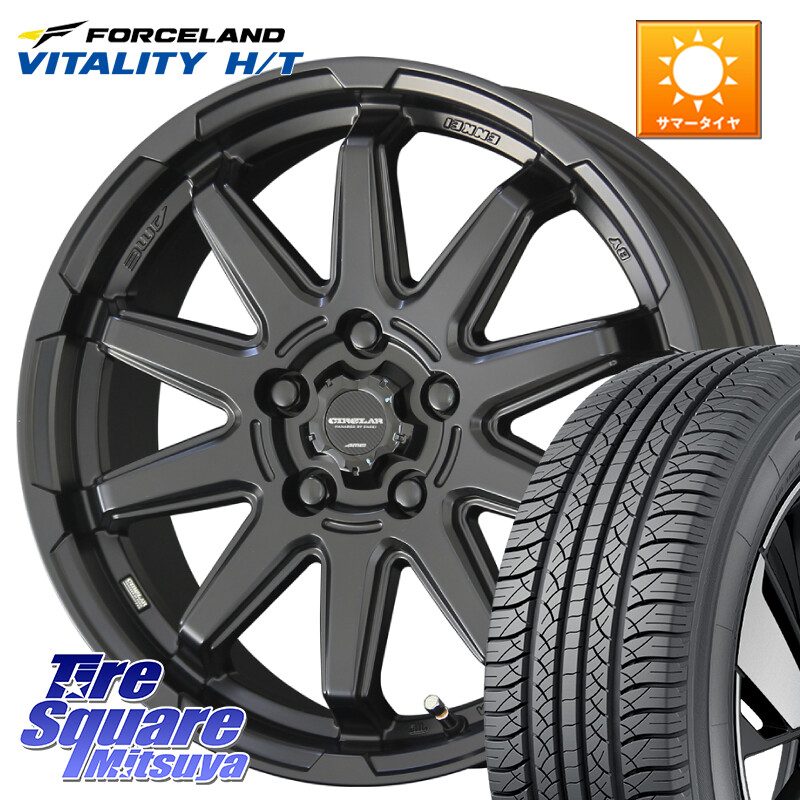 FORCELAND Vitality HT 2026年製 在庫● フォースランド サマータイヤ H/T 225/60R17KYOHO キョウホウ CIRCLAR サーキュラー C10S 17インチ 17X7.0J 48 5穴 114.3 E52エルグランド ZR-V SL系フォレスター レイバック SK系フォレスター RAV4 20系｜タイヤスクエアミツヤ