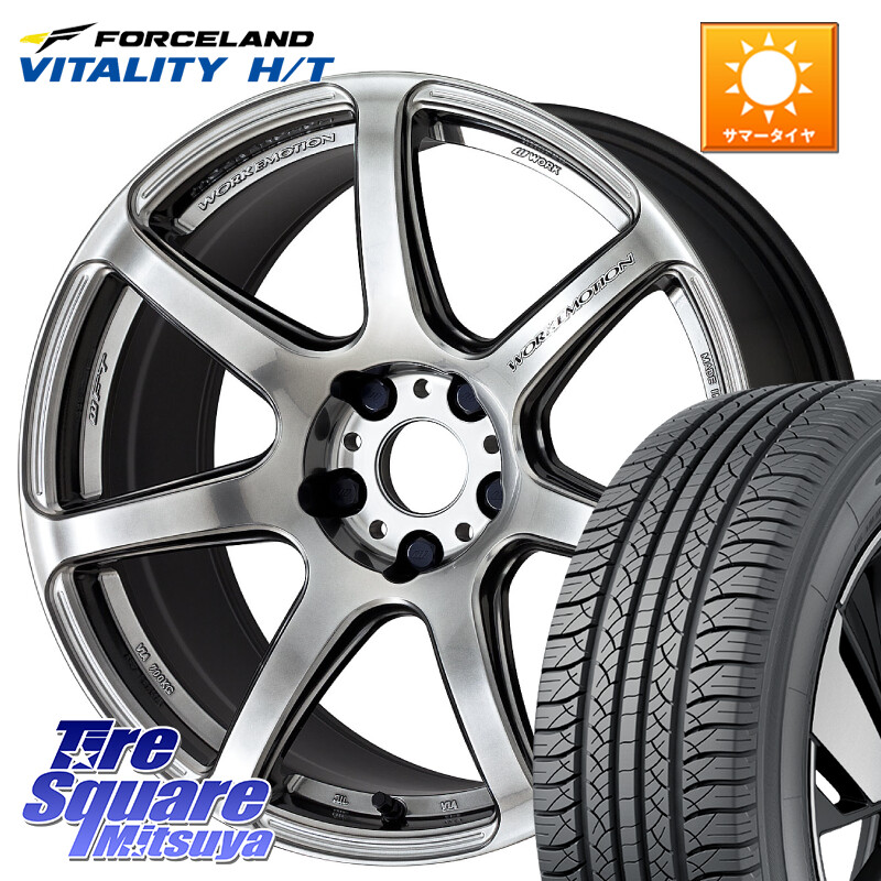FORCELAND Vitality HT 2026年製 在庫● フォースランド サマータイヤ H/T 225/60R17WORK ワーク EMOTION エモーション T7R 17インチ 17X7.0J 47 5穴 114.3 ZR-V SL系フォレスター レイバック SK系フォレスター eビターラ RAV4 20系|タイヤスクエアミツヤ