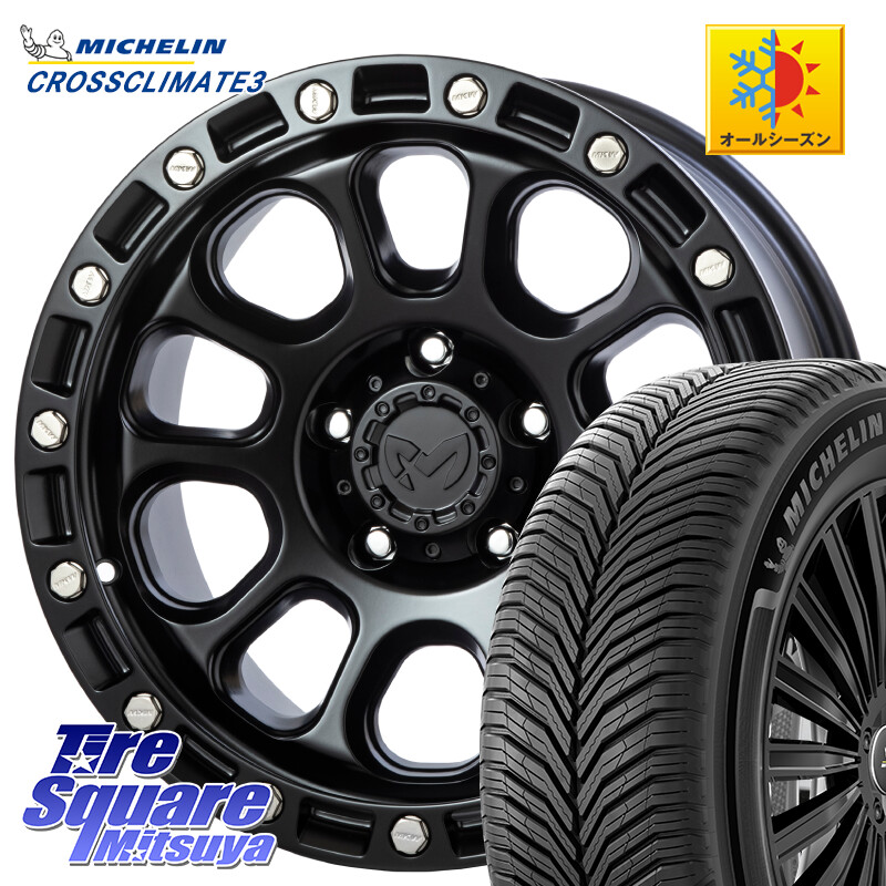 ミシュラン CROSSCLIMATE3 クロスクライメート3 オールシーズンタイヤ 正規 205/40R17MKW M204 ブラックキャット 在庫● 17インチ ★サマーセール★ 17X8.0J 38 5穴 114.3|タイヤスクエアミツヤ