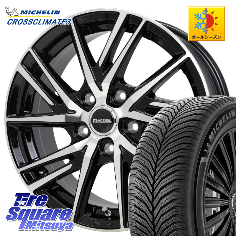 ミシュラン CROSSCLIMATE3 クロスクライメート3 オールシーズンタイヤ 正規 225/50R18HotStuff ラフィット LW06-2 LW-06-2 ホイール 18インチ 18X7.0J 48 5穴 114.3 C-HR RV系ヴェゼル RC系オデッセイ後期 MAZDA6 BN/BL系レガシィ エスティマハイブリッド エスティマ R|タイヤスクエアミツヤ