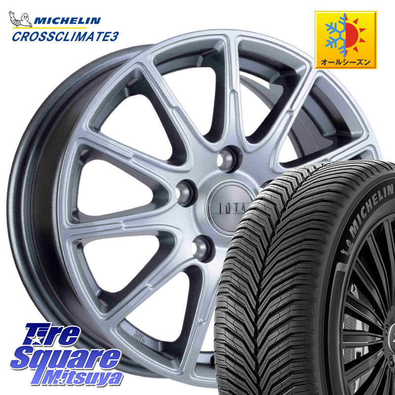 ミシュラン CROSSCLIMATE3 クロスクライメート3 オールシーズンタイヤ 正規 235/50R18阿部商会 TIRADO IOTA イオタ ホイール 18インチ 18X7.5J 38 5穴 114.3 30系アルファード/ヴェルファイア 20系アルファード ヴェルファイアハイブリッド ヴェルファイア アルファー｜タイヤスクエアミツヤ