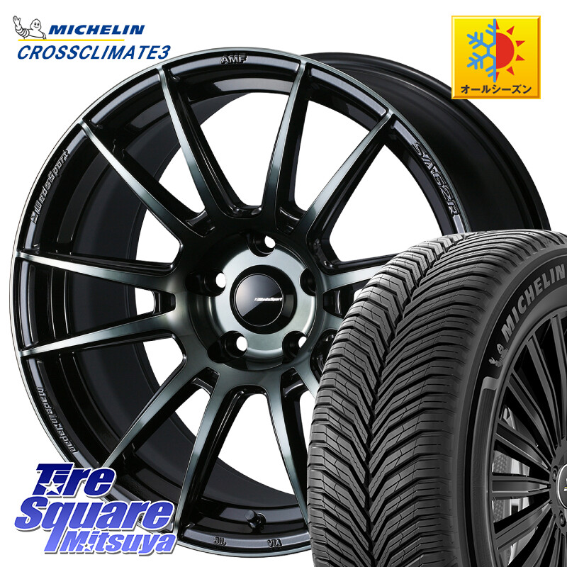 ミシュラン CROSSCLIMATE3 クロスクライメート3 オールシーズンタイヤ 正規 205/50R17WEDS WedsSport SA-62R SA62R ウェッズ スポーツ ホイール 17インチ 17X7.5J 45 5穴 114.3 フロンクス GRヤリスRSノーマルキャリパー カローラルミオン｜タイヤスクエアミツヤ 105,510円