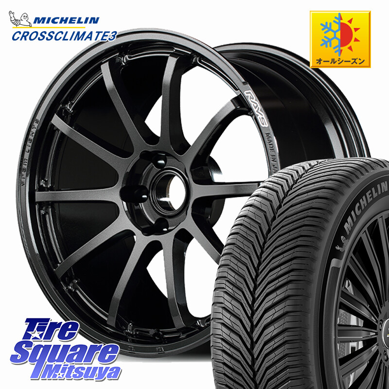 ミシュラン CROSSCLIMATE3 クロスクライメート3 オールシーズンタイヤ 正規 225/50R17RAYS 【欠品次回10~11月】 gramLIGHTS 57NR ホイール 17インチ 17X7.0J 38 5穴 114.3 マークXジオ RX-8 MAZDA｜タイヤスクエアミツヤ 127,115円