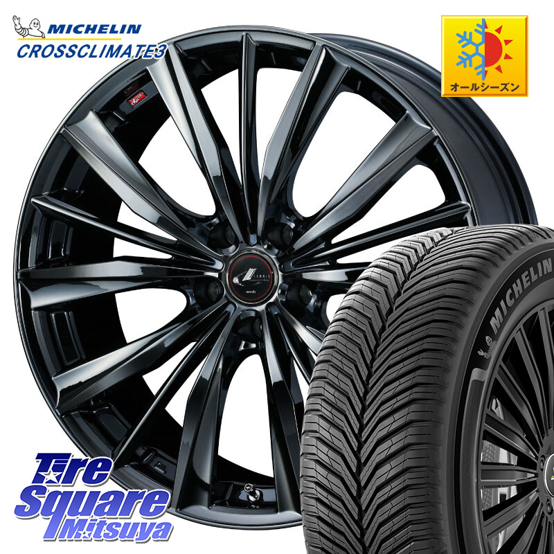 ミシュラン CROSSCLIMATE3 クロスクライメート3 オールシーズンタイヤ 正規 215/45R18WEDS レオニス VX BMC1 ウェッズ Leonis ホイール 18インチ 18X7.0J 53 5穴 114.3 80系ノア/ヴォクシー ノア NOAH ヴォクシー VOXY ステップワゴン アテンザ MAZDA インプレッサ ア｜タイヤスクエアミツヤ 128,440円