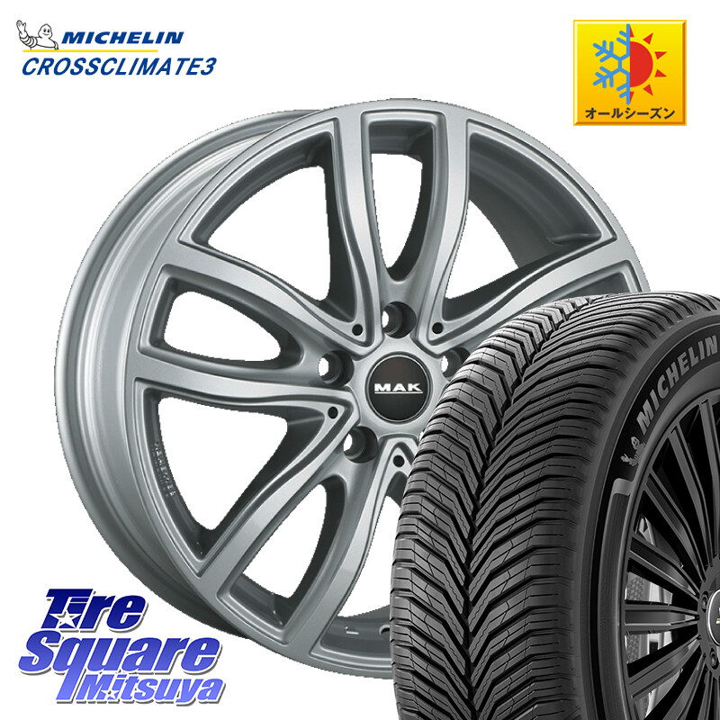 ミシュラン CROSSCLIMATE3 クロスクライメート3 オールシーズンタイヤ 正規 245/45R20阿部商会 MAK FAHR ホイール 20インチ 20X8.0J(BMW G01) 30 5穴 112 BMW X3 G01/G08|タイヤスクエアミツヤ