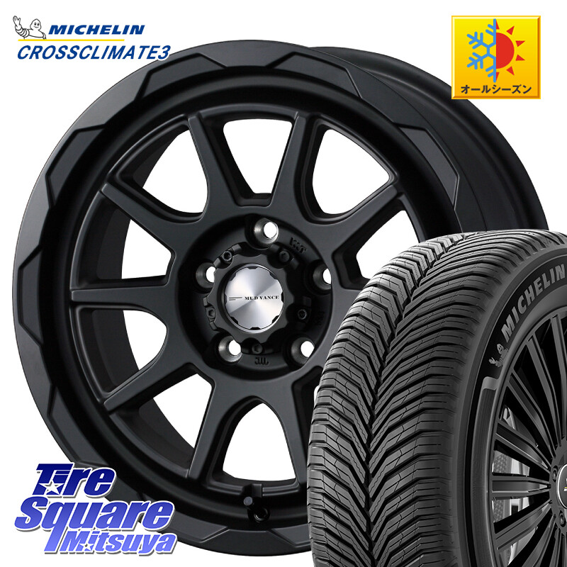 ミシュラン CROSSCLIMATE3 クロスクライメート3 オールシーズンタイヤ 正規 205/55R16WEDS マッドヴァンス06 MUD VANCE 06 ホイール 16インチ 16X6.0J 40 5穴 100 50系プリウス CT レクサス|タイヤスクエアミツヤ