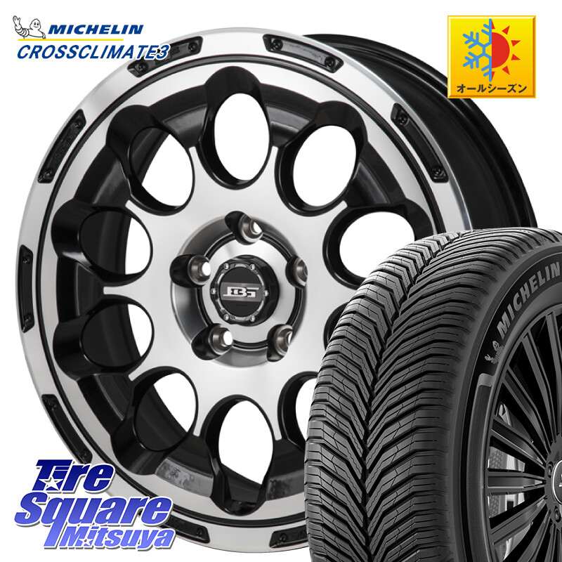 ミシュラン CROSSCLIMATE3 クロスクライメート3 オールシーズンタイヤ 正規 215/45R17Japan三陽 ボトムガルシア CHRONO クロノ 17X7.0J 38 5穴 114.3 リーフ LEAF 日産 ブレイド オーリス カローラルミオン｜タイヤスクエアミツヤ