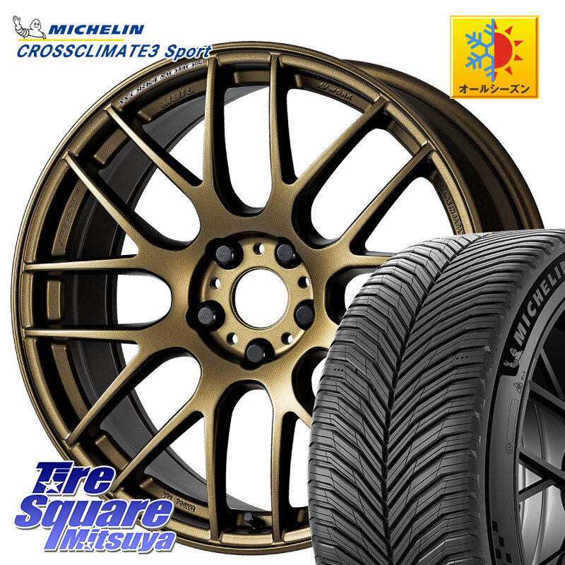 ミシュラン CROSSCLIMATE3 SPORT クロスクライメート3スポーツ オールシーズンタイヤ 正規 235/40R18WORK ワーク EMOTION エモーション M8R 18インチ 18X8.5J 45 5穴 114.3 インサイト|タイヤスクエアミツヤ