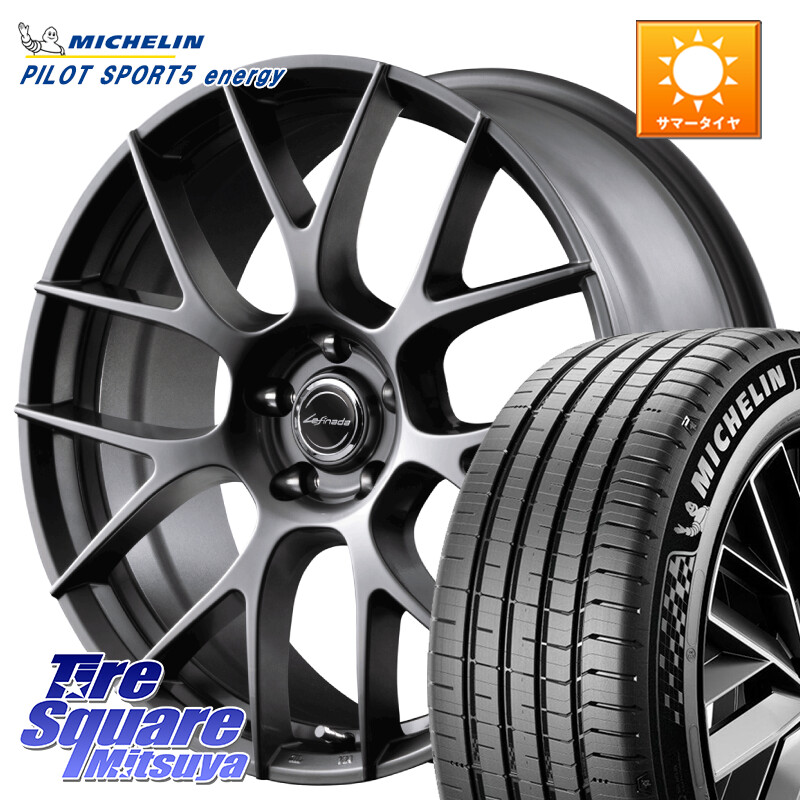 ミシュラン PILOT SPORT 5 energy ACOUSTIC 98Y XL 正規 235/45R18MANARAY MID Lefinada MOTION3 M14球面座ボルト専用 ホイール 18インチ 18X8.0J(M14B) 41 5穴 114.3 レクサスIS30系後期｜タイヤスクエアミツヤ 139,905円