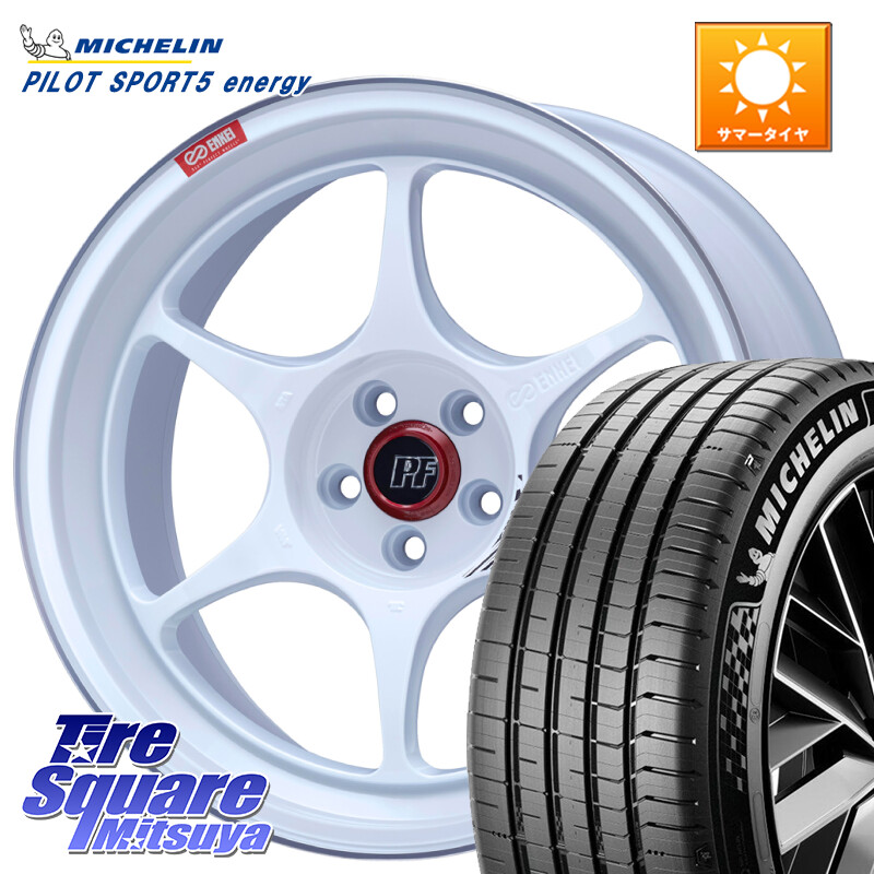 ミシュラン PILOT SPORT 5 energy ACOUSTIC 98Y XL 正規 235/45R18ENKEI エンケイ PerformanceLine PF06 ホイール 18インチ 18X8.0J 45 5穴 114.3 CY2アコード 70系カムリ スカイラインセダン 日産 ES レクサス キザシ アコード|タイヤスクエアミツヤ