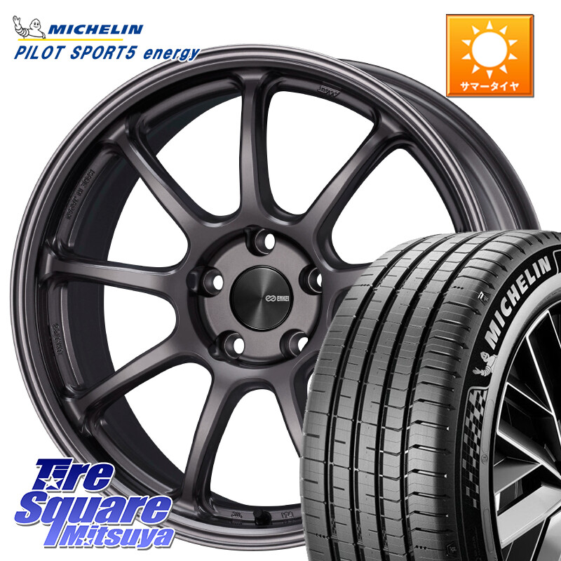 ミシュラン PILOT SPORT 5 energy ACOUSTIC 98Y XL 正規 235/45R18ENKEI PerformanceLine PF09 ホイール 18インチ 18X8.0J 45 5穴 114.3 CY2アコード 70系カムリ スカイラインセダン 日産 ES レクサス キザシ アコード|タイヤスクエアミツヤ