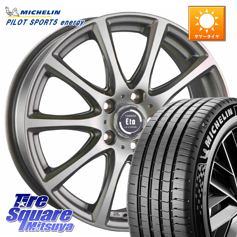 ミシュラン PILOT SPORT 5 energy ACOUSTIC 98Y XL 正規 235/45R18阿部商会 イータ 平座仕様 ティラード(トヨタ・レクサス車専用) 18X7.5J 38 5穴 114.3 70系カムリ ES レクサス｜タイヤスクエアミツヤ