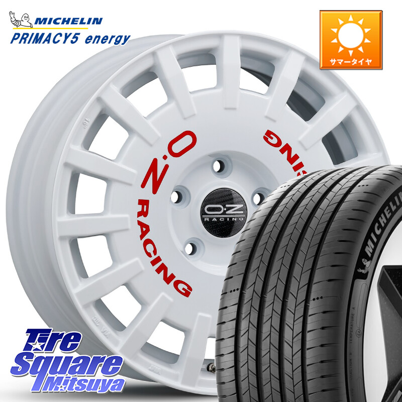 ミシュラン PRIMACY 5 energy プライマシー5エナジー 91V 正規 205/55R16OZ Rally Racing ラリーレーシング 16インチ 16X7.0J 45 5穴 114.3 オーリス カローラルミオン IS レクサス アルテッツア SX4 Sクロス｜タイヤスクエアミツヤ