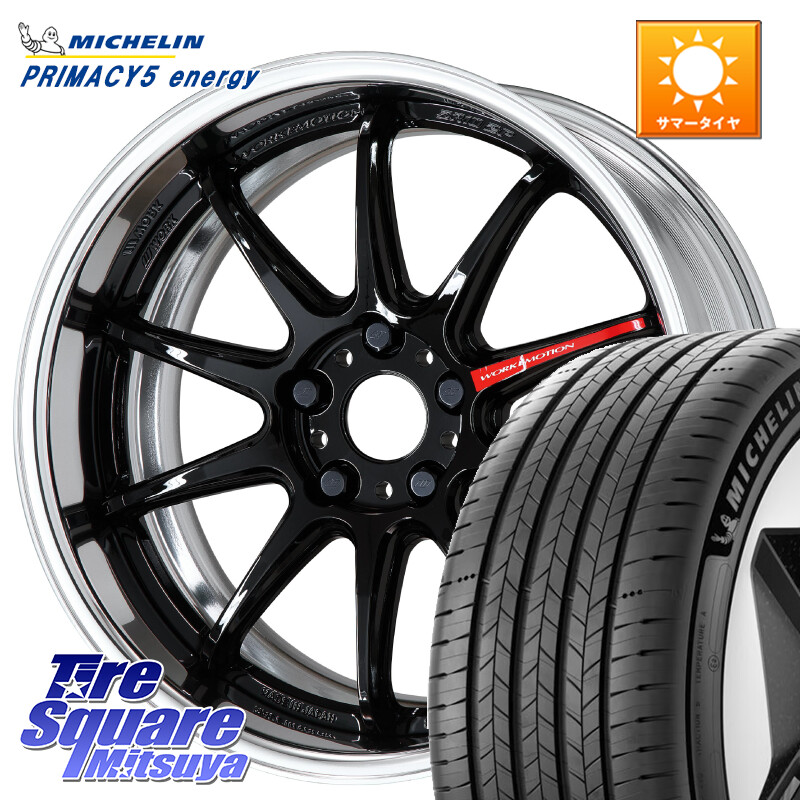 ミシュラン PRIMACY 5 energy プライマシー5エナジー 103H XL S1 正規 225/55R19WORK EMOTION ZR10 L Disk 19インチ 2ピース 19X8.0J 35 5穴 114.3 NX レクサス|タイヤスクエアミツヤ