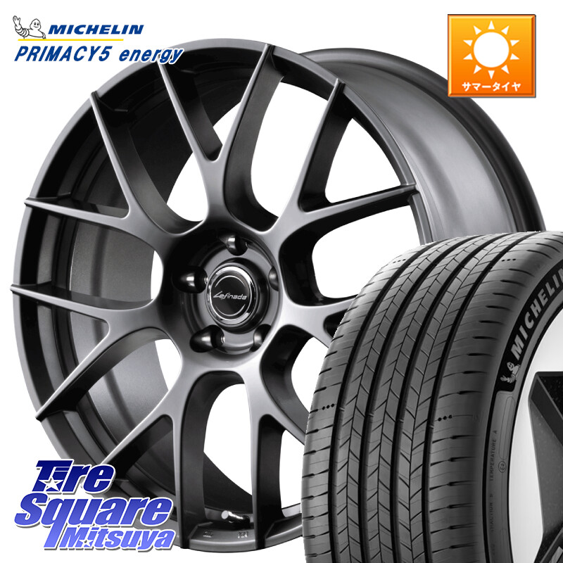 ミシュラン PRIMACY 5 energy プライマシー5エナジー 95W XL 正規 225/45R18MANARAY Lefinada MOTION3 平座仕様 トヨタ・レクサス専用 ホイール 18インチ MID 18X8.0J 42 5穴 114.3 プリウスアルファ HS レクサス クラウンマジェスタ クラウンロイヤル クラウンハイブ|タイヤスクエアミツヤ