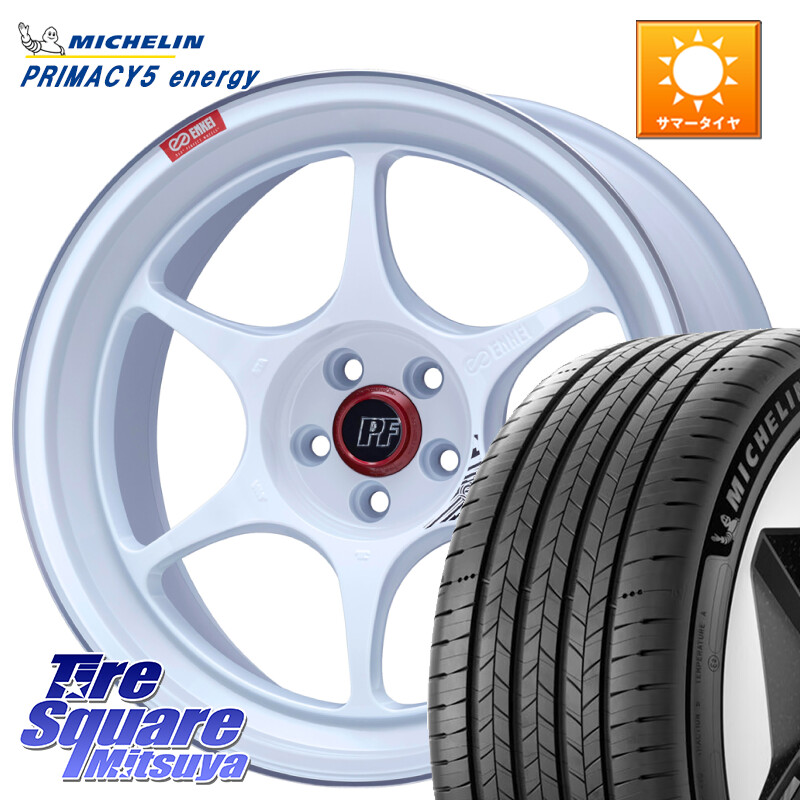 ミシュラン PRIMACY 5 energy プライマシー5エナジー 94W XL 正規 225/45R17ENKEI エンケイ PerformanceLine PF06 ホイール 17インチ 17X7.5J 45 5穴 100 カローラスポーツ BRZ/86/GR86 GR 86 ハチロク 86 ハチロク｜タイヤスクエアミツヤ